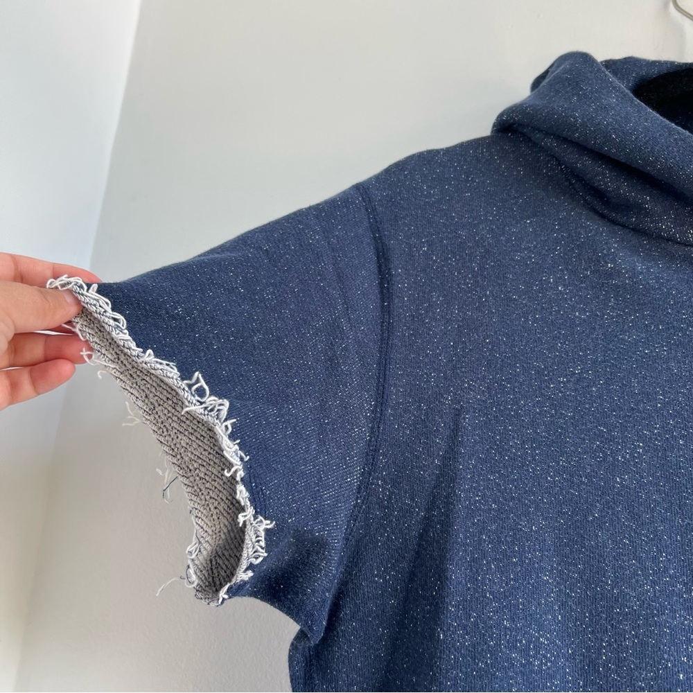 KITH x John Elliott + Co Villain Hoodie Speckled Navy Tokyo Sakura Project Med - Picture 5 of 9